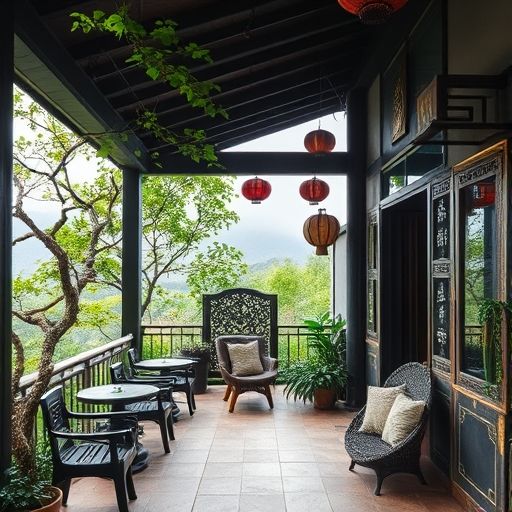 广州白云山脚下的茶肆