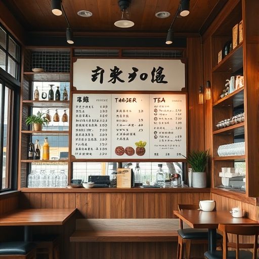 广州嫩茶店铺内景