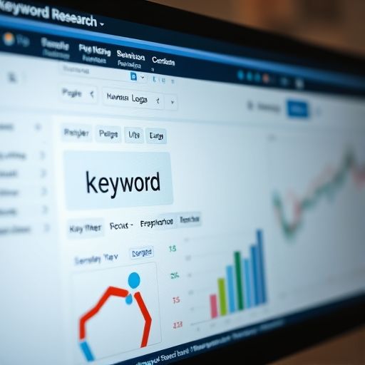 关键词研究工具界面