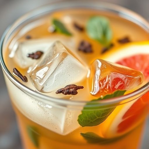 新茶嫩茶饮品特写