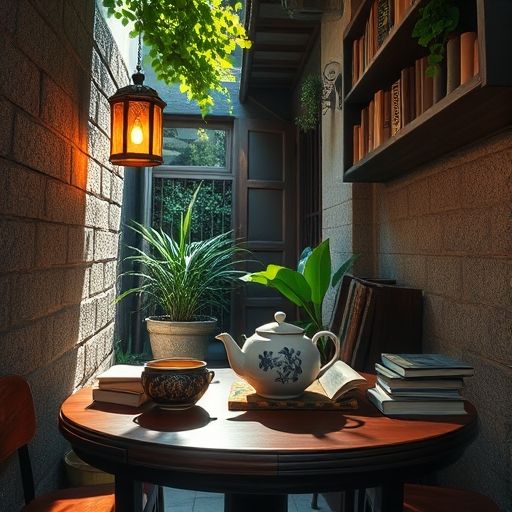 巷子里的复古茶肆