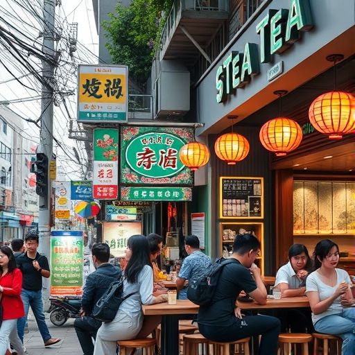 广州新茶店街景
