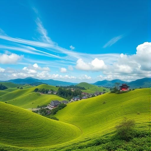 广州周边茶山风光