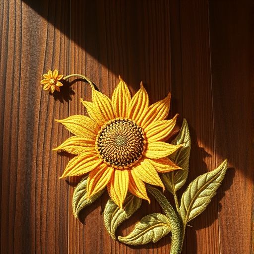 广佛葵花莆典传统刺绣工艺