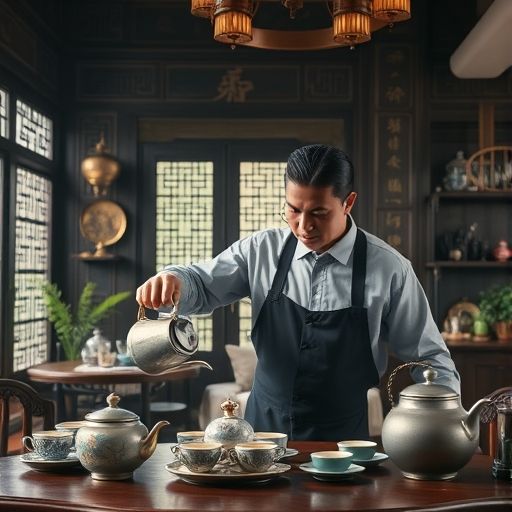 广州茶师泡茶
