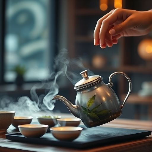 茶艺师冲泡茶叶