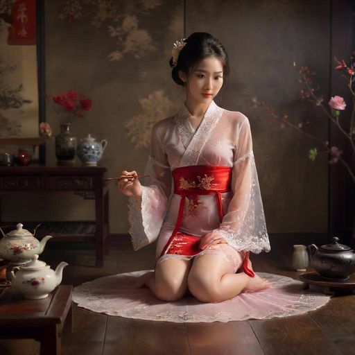 读者参与茶艺互动