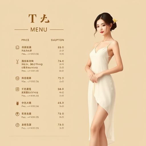 清晰展示茶饮价格的菜单