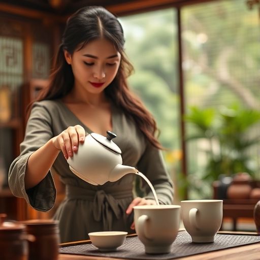 茶艺师泡茶
