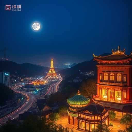 圈中楼街头艺人的动人瞬间