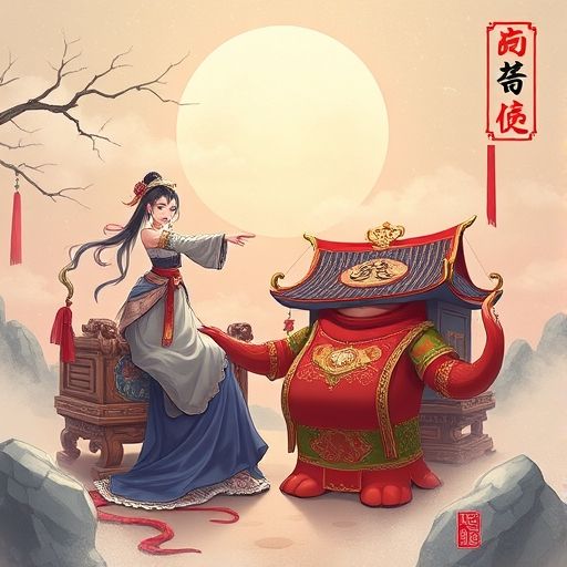 老字号茶室外观