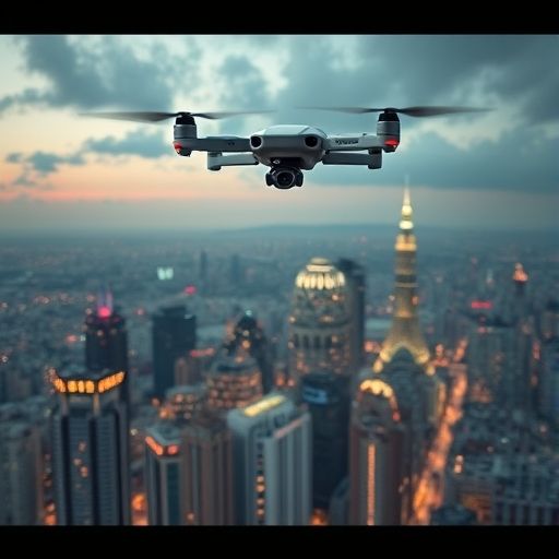 无人机配送嫩茶外卖