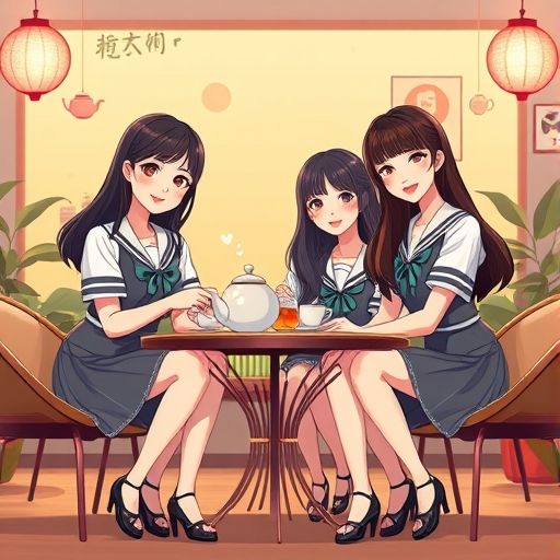 茶友们在论坛热烈讨论的画面