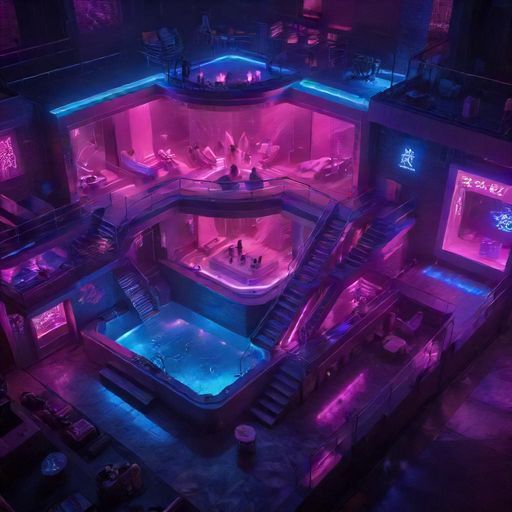 广州夜场桑拿会所内部环境展示