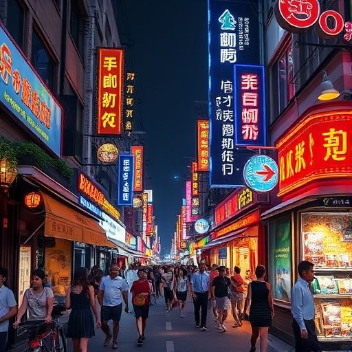 广州白云区夜景