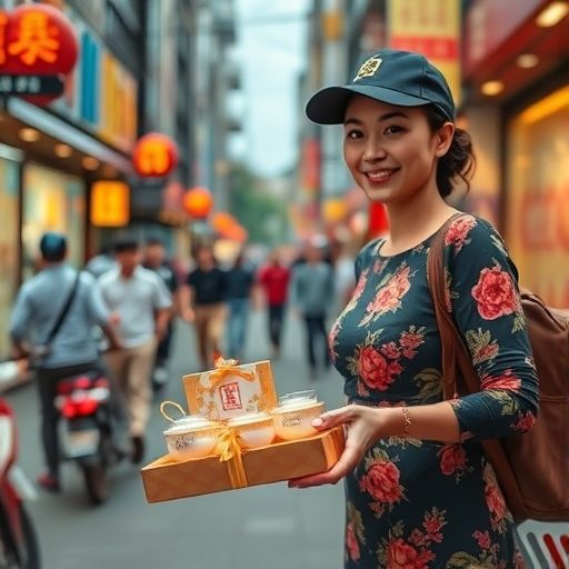 嫩茶外卖配送场景