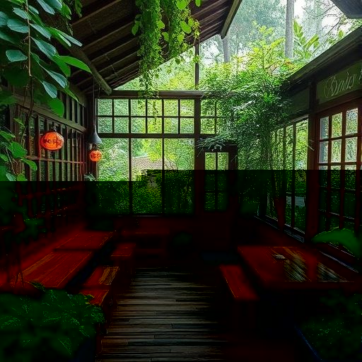 白云山脚下的茶肆