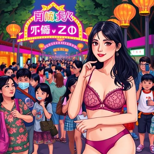 长隆夜游欢乐氛围