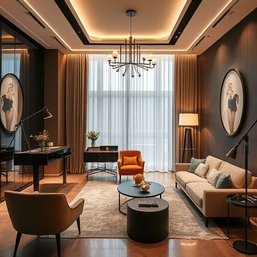 广州高端工作室内部环境