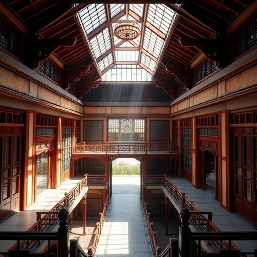 圈中楼内部天井