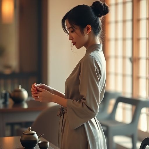 茶艺师的优雅瞬间