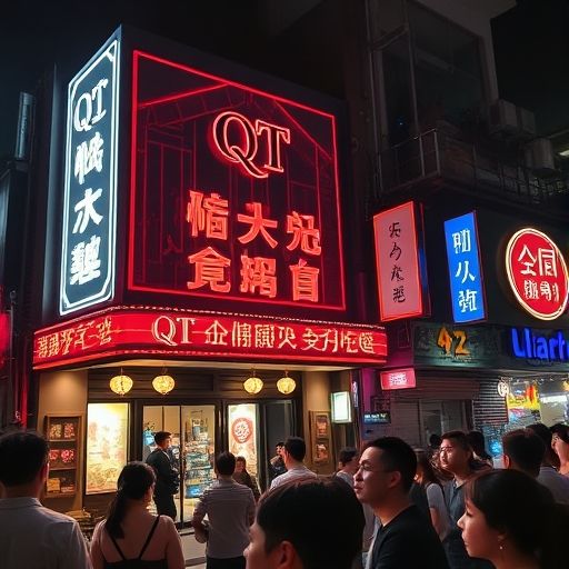 广州QT场夜景
