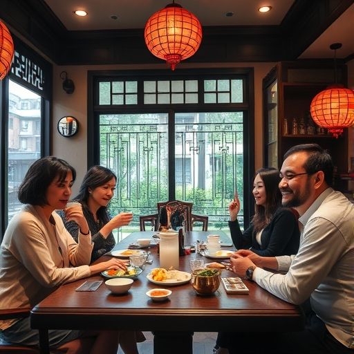 广州茶肆朋友聚会