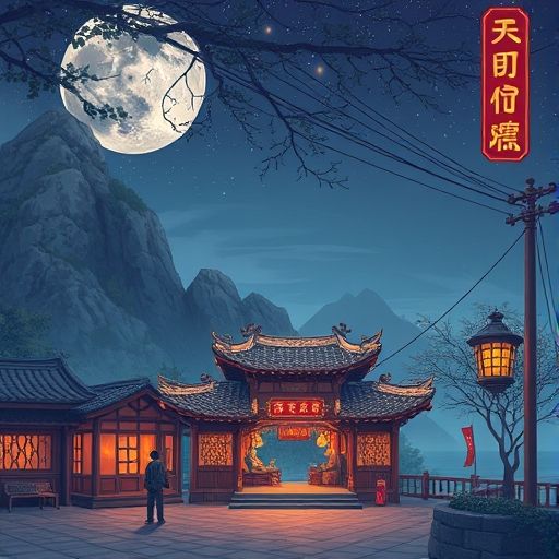 茶室典雅的室内布置