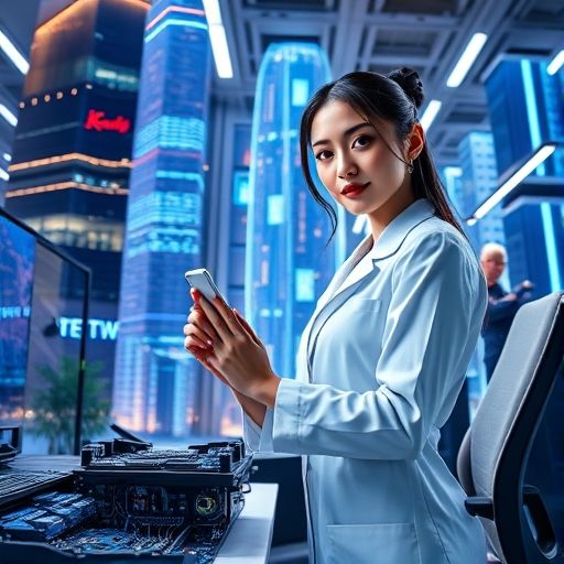 中微电科技工作室研发场景