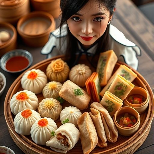 精致的广式茶点