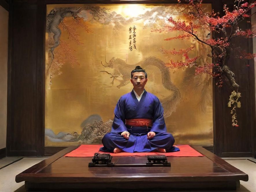 一个人在桑拿房中享受极致放松的时刻