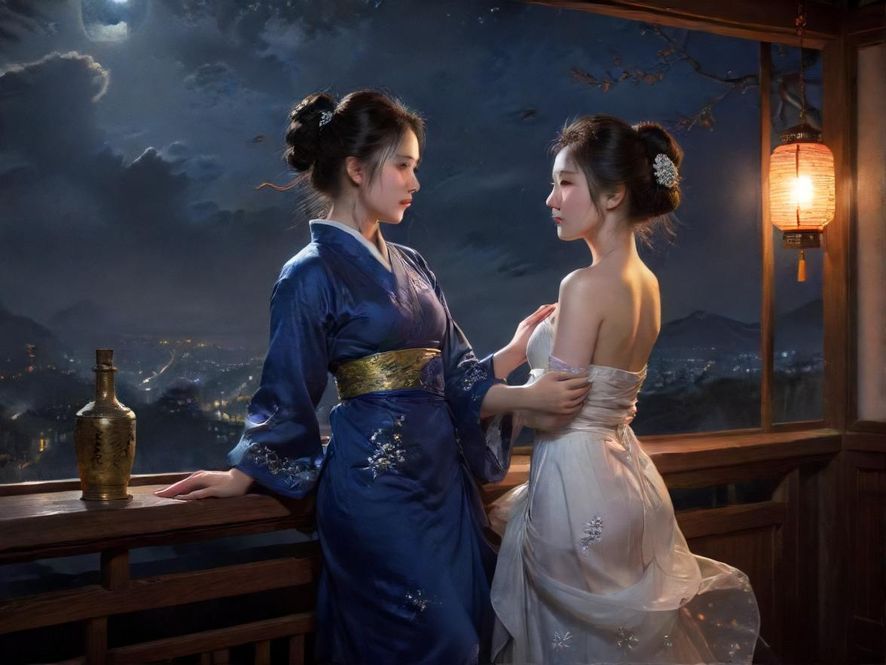 广州蒲吧夜场炫彩灯光场景