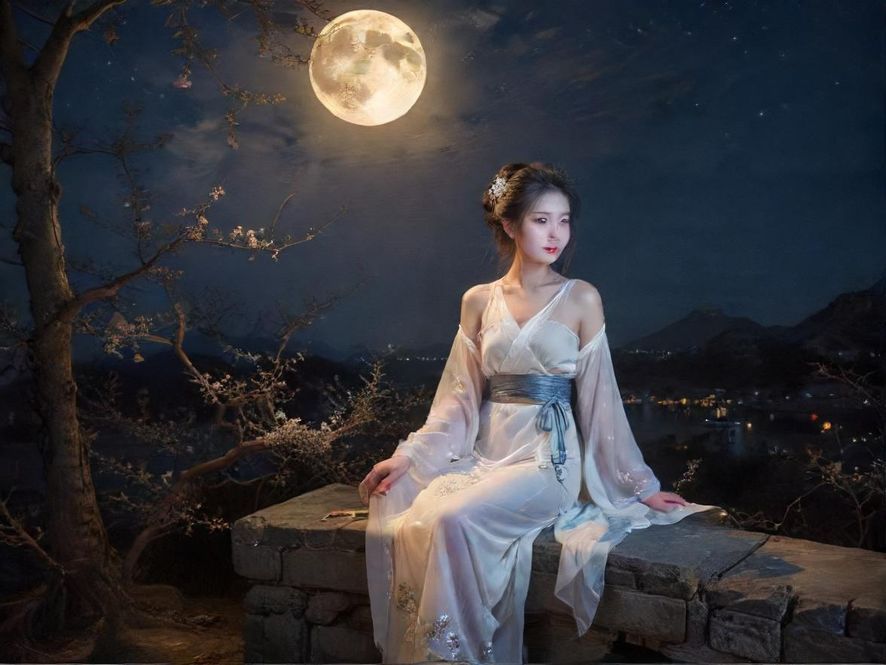 广州白云区夜晚商业区街景,霓虹灯闪烁