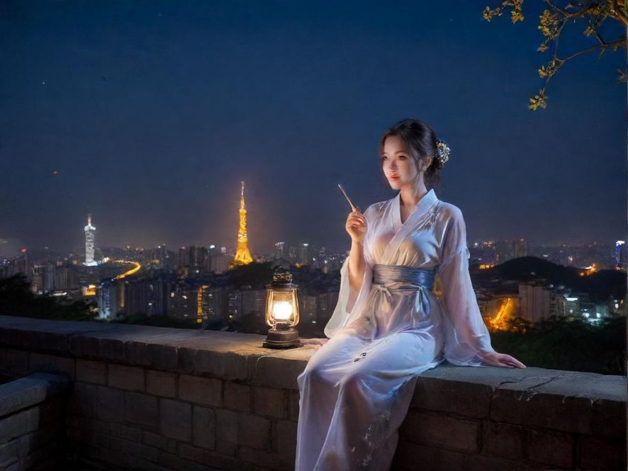 广州夜场会所夜景灯光下的现代风格设计