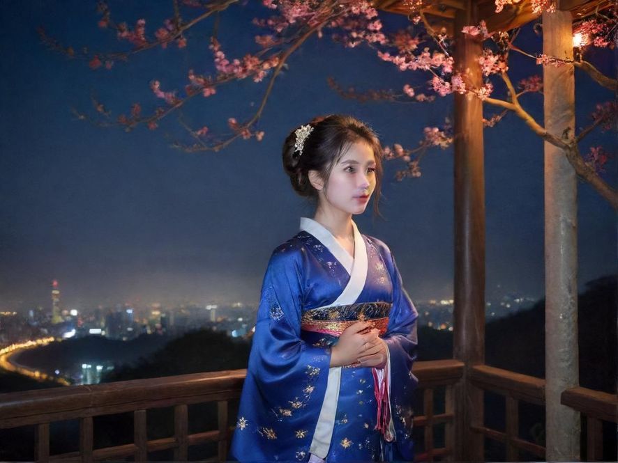 番禺桑拿会所夜景外观展示