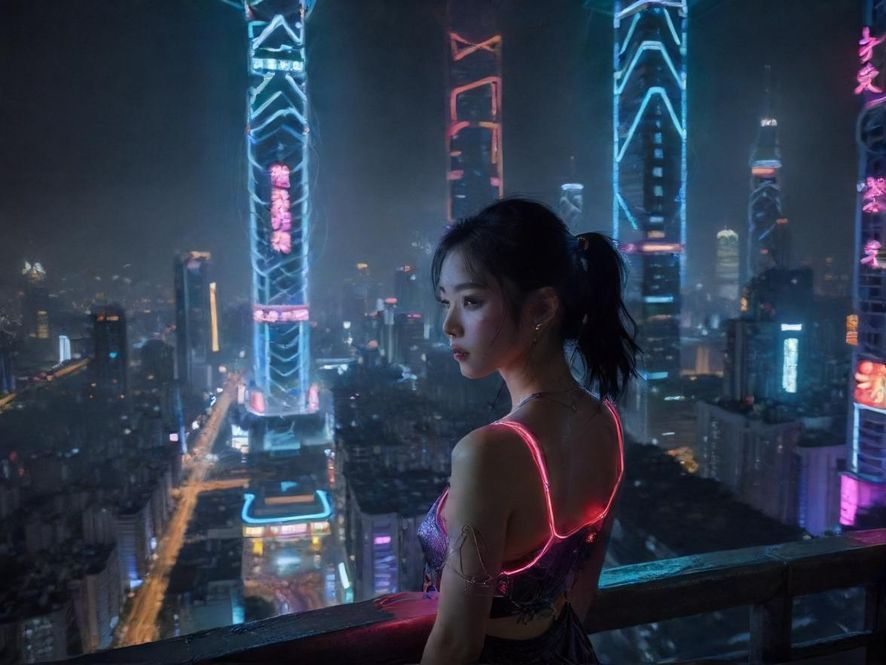 深圳夜景,城市活力与无限可能