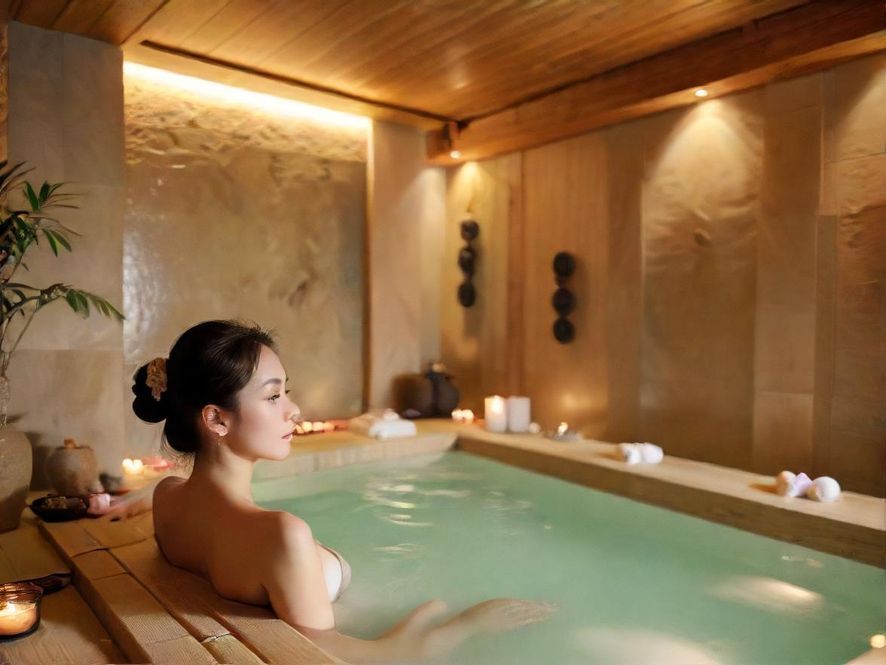 深圳顶级按摩会所的奢华内景,灯光柔和,环境优雅,让人心生向往。