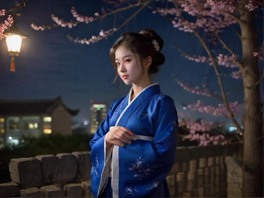 深圳夜色下的街道