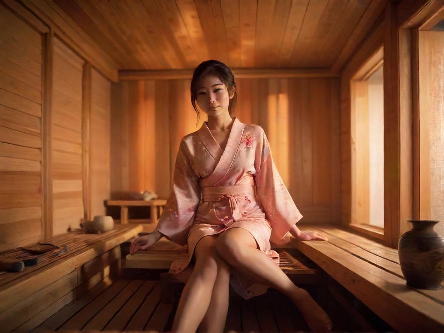 桑拿会所内，舒适的休息区，让人彻底放松