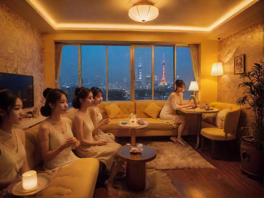 广州一品香室内环境一览,复古风格茶室温馨氛围