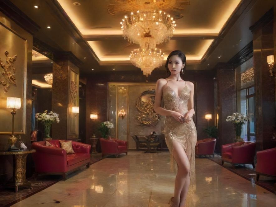 广佛高端会所大堂实景