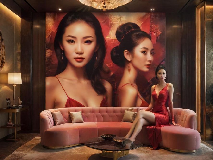 广州高端会所休息区