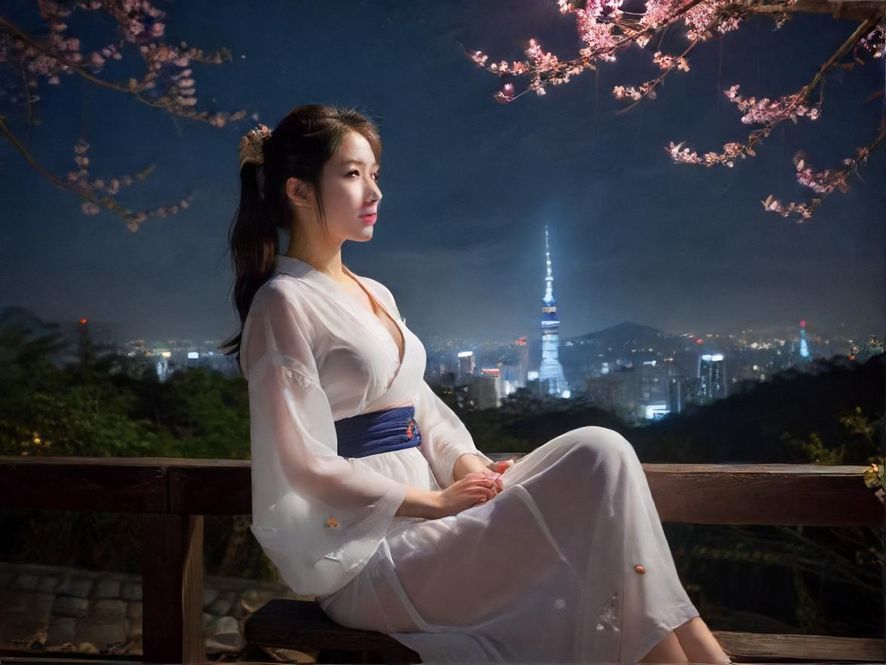 广州夜场会所霓虹灯光夜景