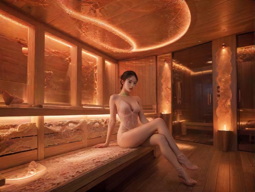 广州现代桑拿会所豪华休息区
