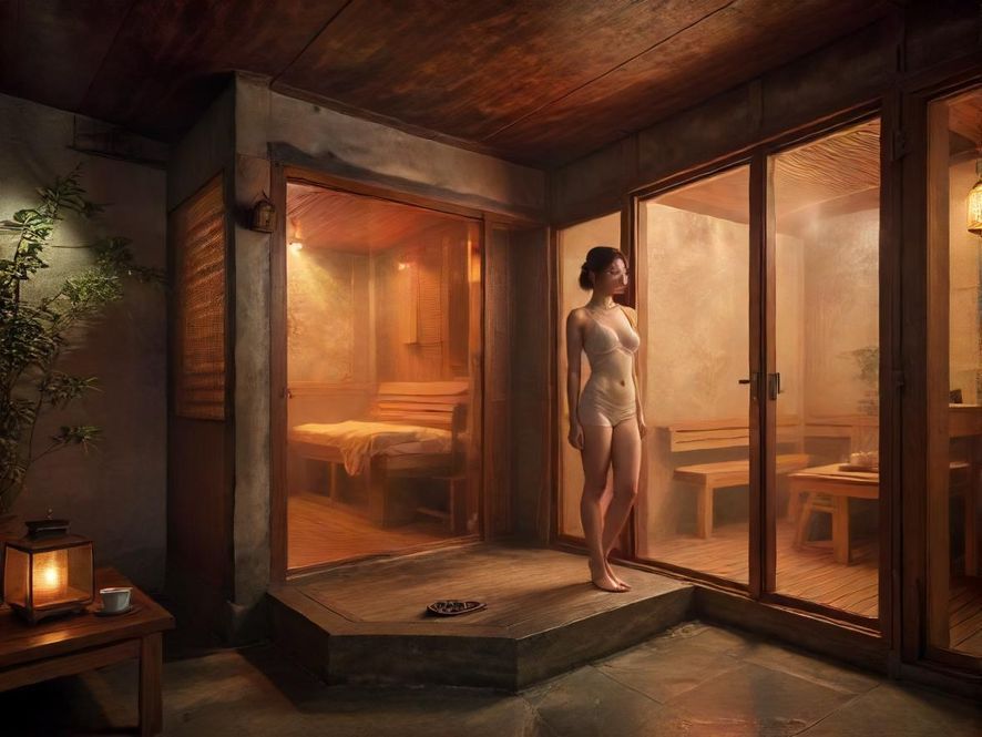 广州龙洞休闲会所内景示意图