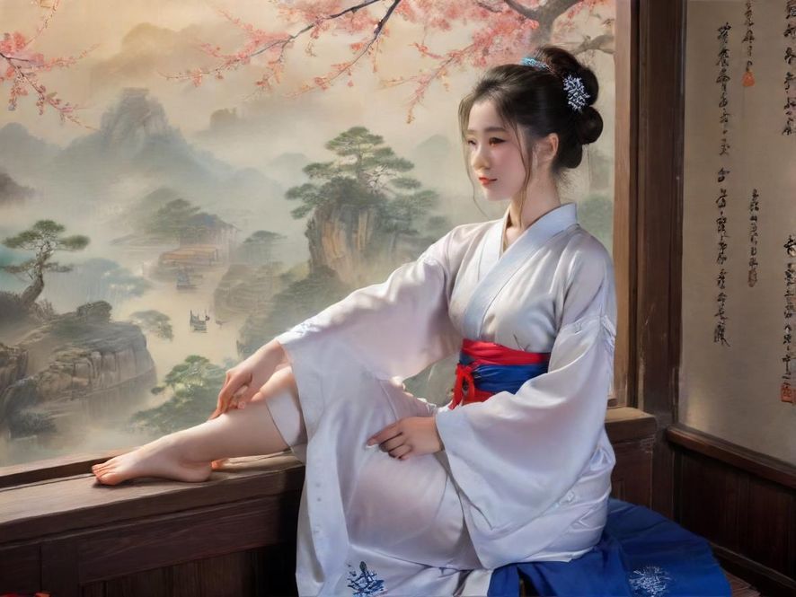 柔和灯光下的桑拿房