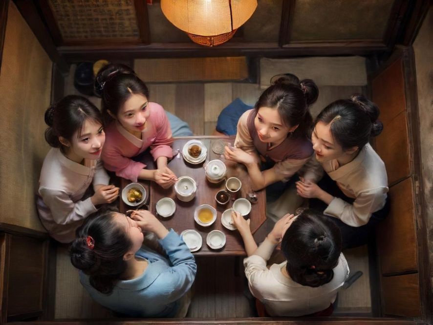 深圳茶馆室内温馨复古风格