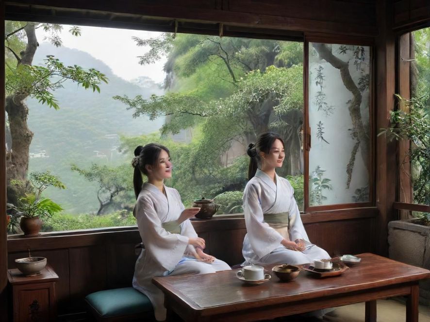 广州高端茶室环境展示