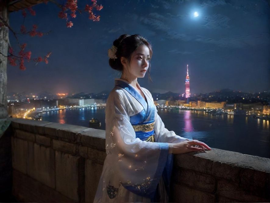 广州桑拿会所夜景氛围图