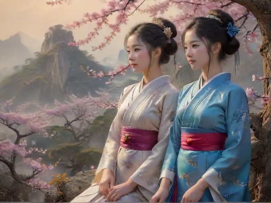 绿植环绕的放松泡池